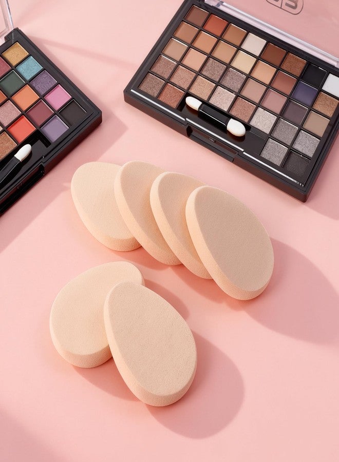 Clofiak 6 PCS Flat Makeup Sponges for Foundation, Beige Foundation Sponge, Beauty Blender Make Up Sponges, Cushion Foundation Puff for Natural and Easy Soft Long-lasting - Image 4